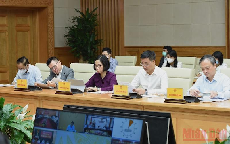 Các đại biểu tham dự cuộc họp. (Ảnh: TRẦN HẢI) hopcp3-1649470499957.jpeg