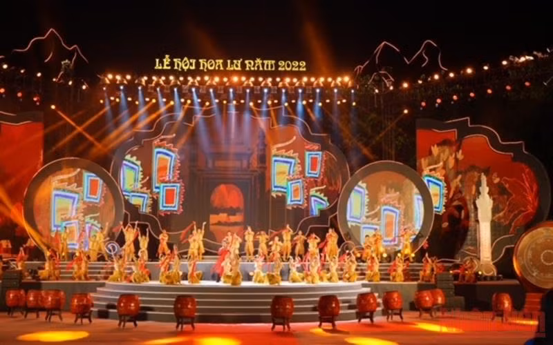 Khai mạc Lễ hội Hoa Lư năm 2022. (Ảnh: Lê Hồng)
