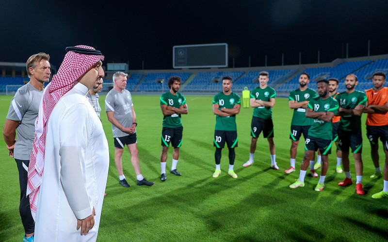 Báo chí Saudi Arabia cảnh báo đội nhà không nên đánh giá thấp đội tuyển Việt Nam ở trận ra quân tại bảng B. (Ảnh: Liên đoàn Bóng đá Việt Nam) Truyền thông Saudi Arabia đánh giá cao đội tuyển Việt Nam -0