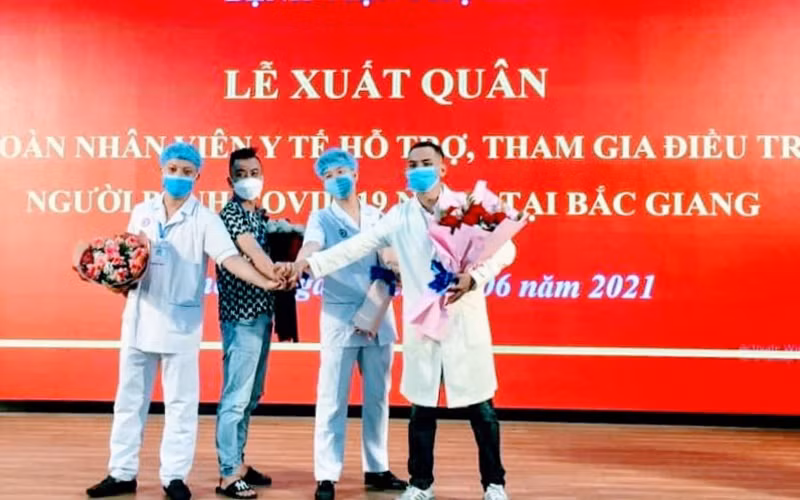 Chi viện nhân lực y tế cho Bắc Ninh, Bắc Giang -0