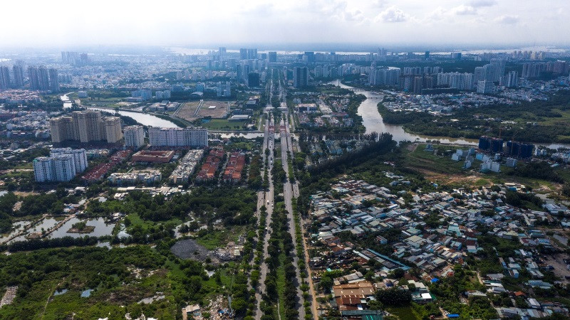 Bình Chánh là khu vực sở hữu mảng xanh rộng lớn.