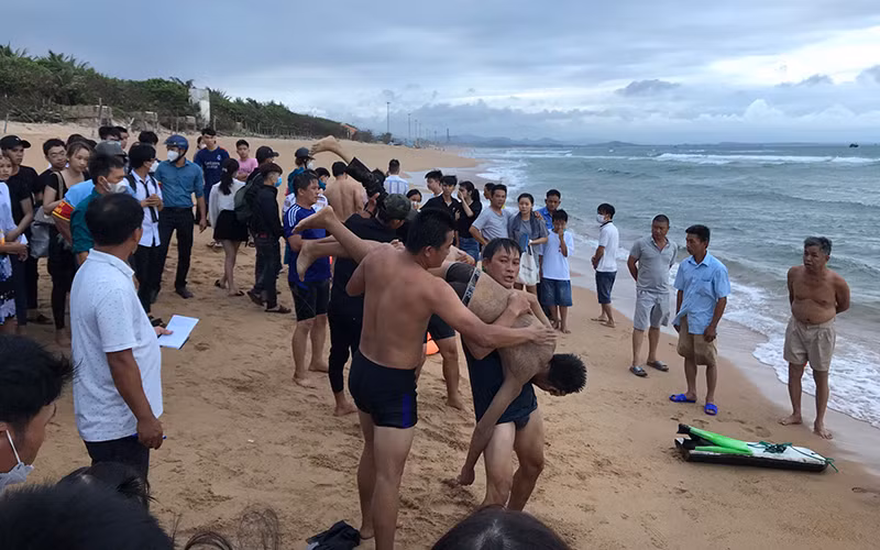 Hiện trường vụ việc.