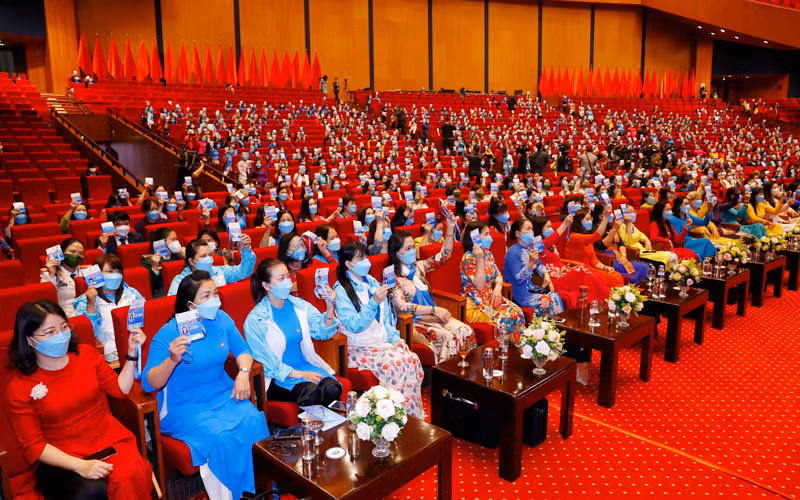 Đại hội đại biểu phụ nữ toàn quốc lần thứ XIII thành công tốt đẹp -0
