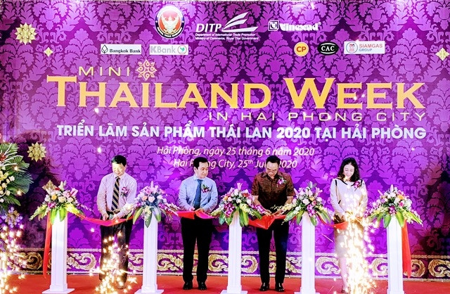 Lễ khai mạc Triển lãm sản phẩm Thái Lan tại Hải Phòng.