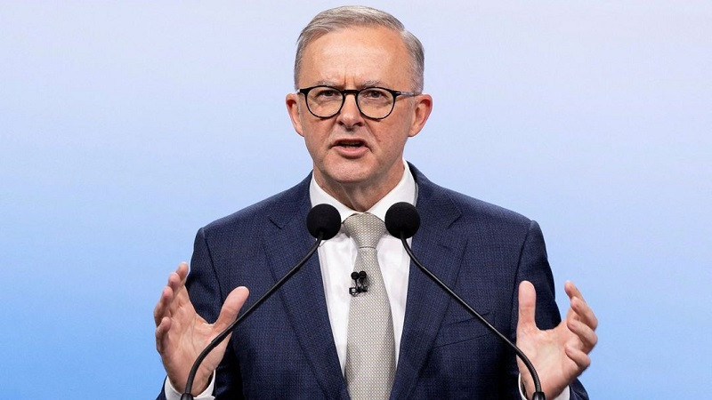 Tân Thủ tướng Australia, ông Anthony Albanese. (Ảnh: Reuters)