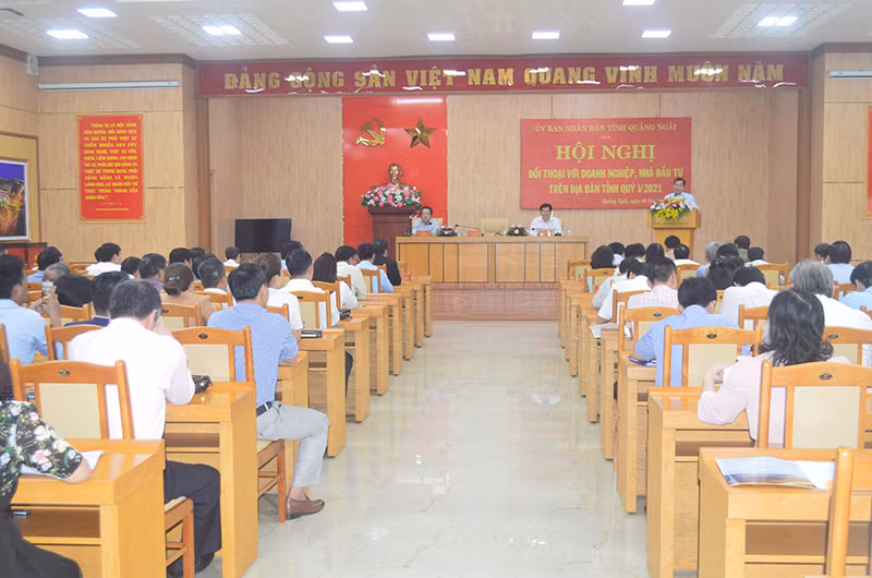 Quang cảnh buổi đối thoại.