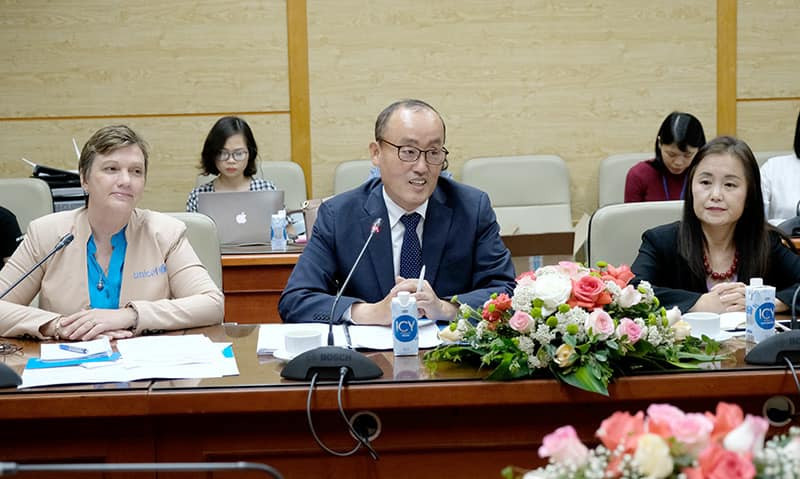 Trưởng Đại diện UNICEF, WHO và UNPFA. Bộ Y tế làm việc với các tổ chức quốc tế về vaccine phòng Covid-19 -0
