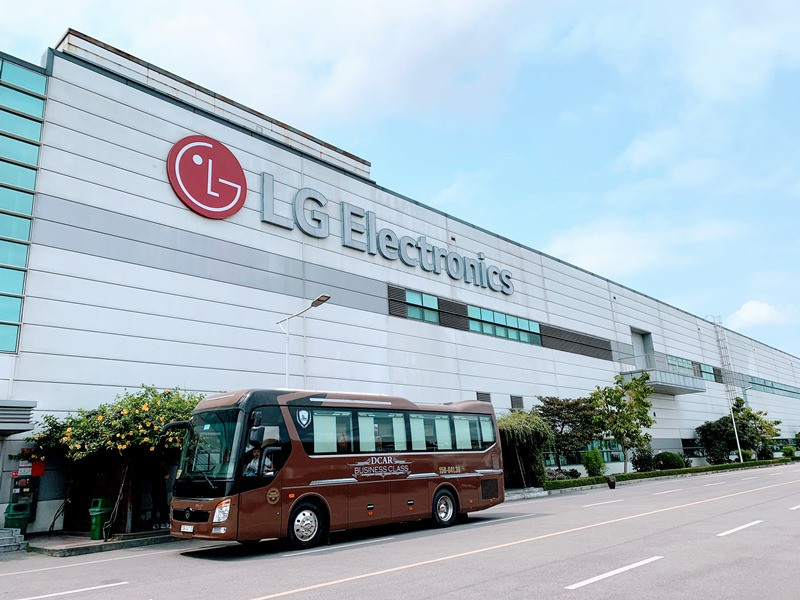 Tập đoàn LG tiếp tục đầu tư xây dựng nhà xưởng, mở rộng sản xuất tại Khu công nghiệp Tràng Duệ (Hải Phòng). (Ảnh: Ngô Quang Dũng) Bài 5: Kiên định thực hiện hiệu quả mục tiêu kép -0