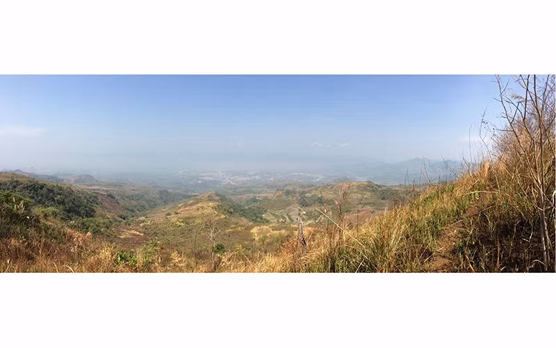 Trận địa ở độ cao 1.000 m so mực nước biển, nơi pháo binh ta giáng sấm sét xuống đầu thù.