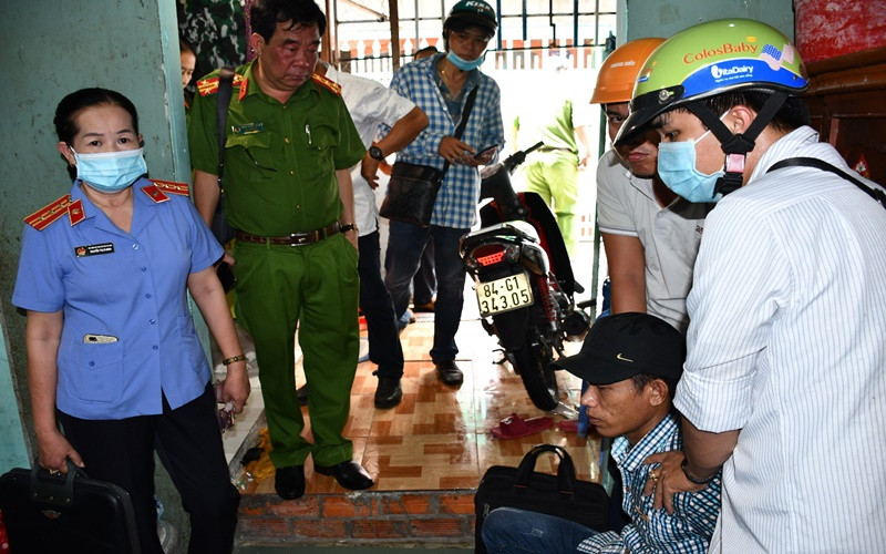 Đối tượng trộm cắp Sơn Thanh Tuấn bị bắt giữ.
