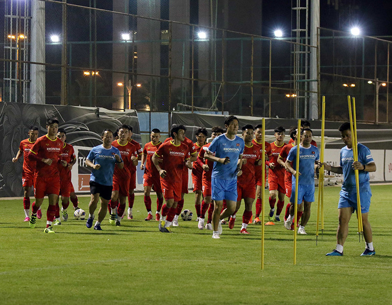 Đội tuyển Việt Nam tích cực tập luyện chuẩn bị cho vòng loại thứ ba World Cup 2022. Thử thách lớn cho thầy trò HLV Park Hang Seo! -0
