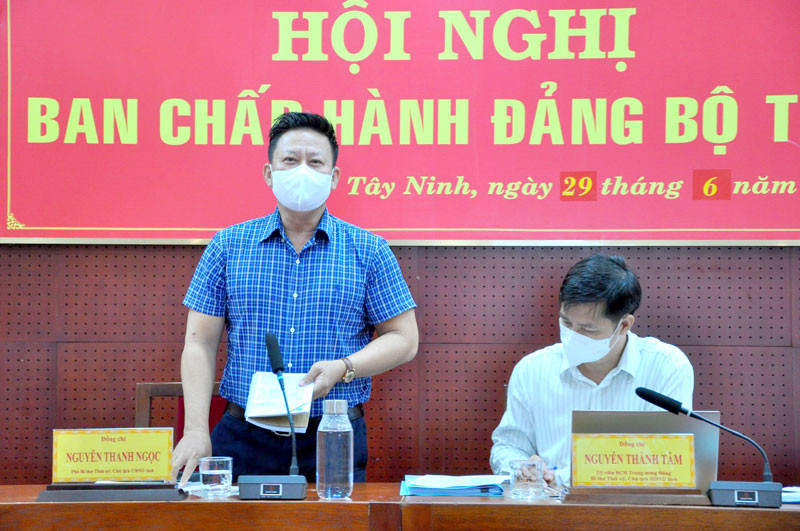 Đồng chí Nguyễn Thanh Ngọc, Phó Bí thư Tỉnh ủy, Chủ tịch Ủy ban nhân dân tỉnh Tây Ninh, nhiệm kỳ 2021-2026. Các địa phương bầu các chức danh lãnh đạo chủ chốt -0