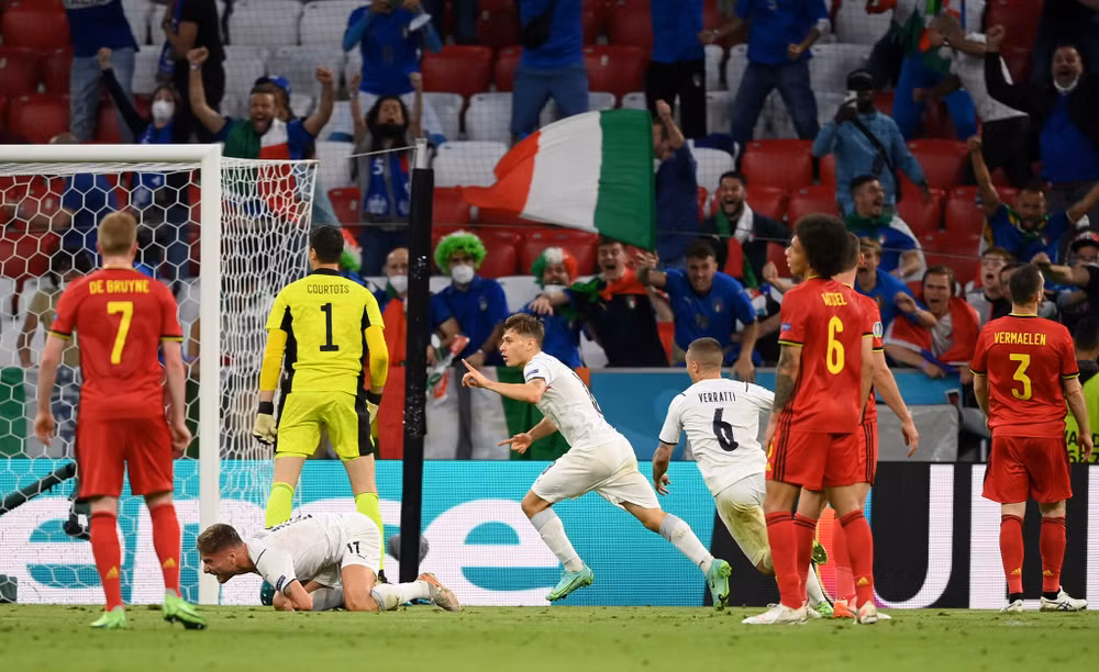 Cận cảnh Italia loại Bỉ đoạt vé vào bán kết Euro 2020 -0