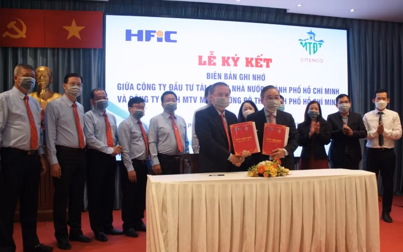 Công ty TNHH MTV Môi trường Đô thị TP Hồ Chí Minh (CITENCO) và Công ty Đầu tư Tài chính Nhà nước TP Hồ Chí Minh (HFIC) ký kết Biên bản ghi nhớ hợp tác Ký kết hợp tác.