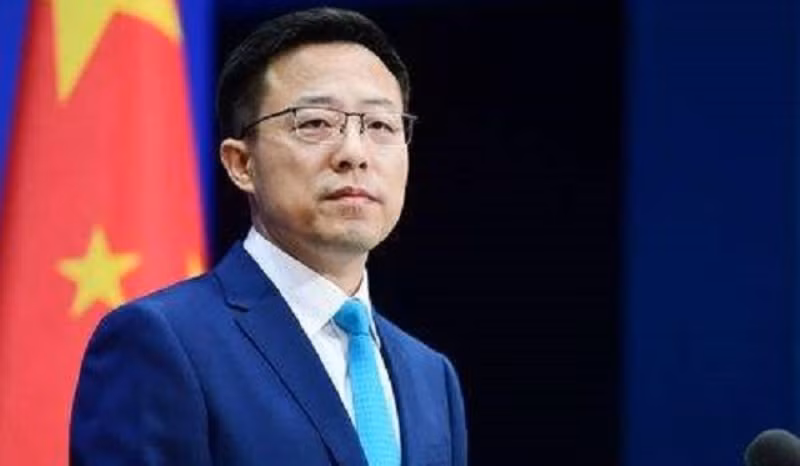 Người phát ngôn Bộ Ngoại giao Trung Quốc Triệu Lập Kiên.