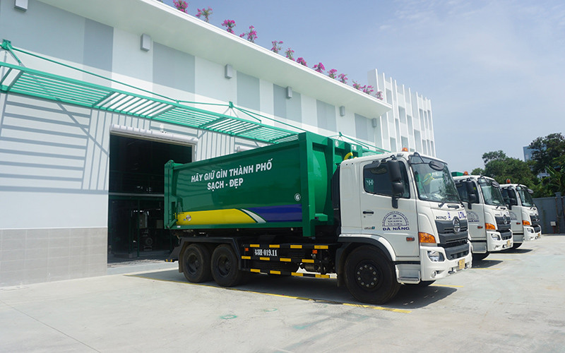 Đây là trạm trung chuyển rác được đầu tư hơn 171 tỷ từ ngân sách thành phố. Đà Nẵng đưa vào vận hành thử nghiệm trạm trung chuyển rác thải hiện đại -0