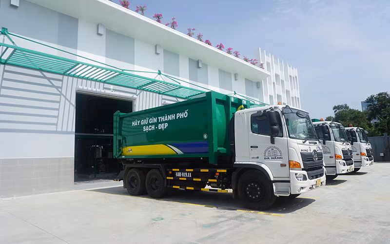 Đà Nẵng đưa vào vận hành thử nghiệm trạm trung chuyển rác thải hiện đại -0