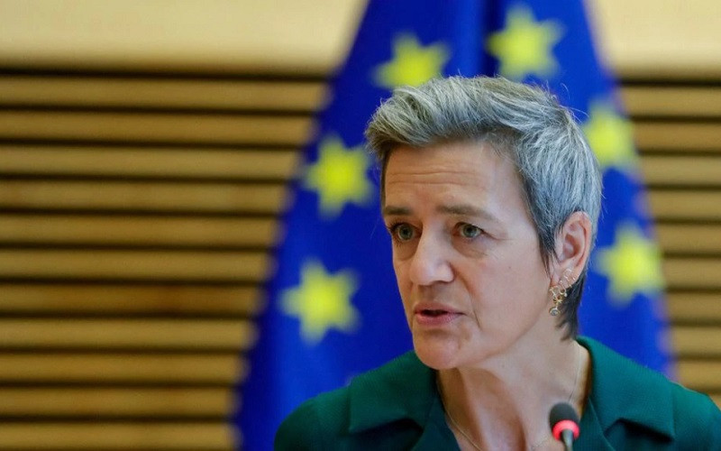 Phó Chủ tịch Ủy ban châu Âu Margrethe Vestager. (Ảnh: Reuters)