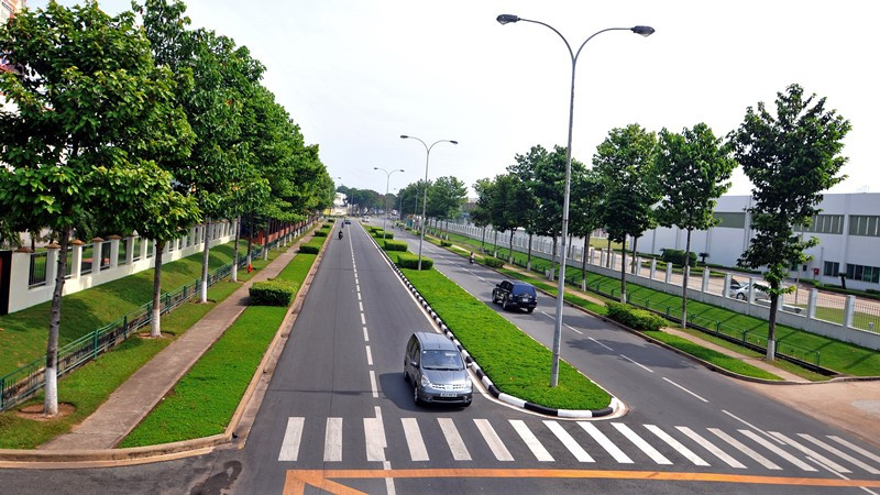 Một góc KCN Việt Nam - Singapore 1 do Becamex IDC liên doanh đối tác Singapore xây dựng. Becamex IDC đồng hành cùng Bình Dương phát triển -0