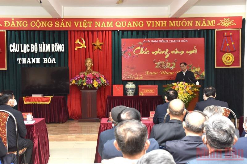 Thủ tướng phát biểu tại cuộc gặp với Câu lạc bộ Hàm Rồng. Phát huy truyền thống Thanh Hóa anh hùng; chăm lo Tết cho người lao động -0