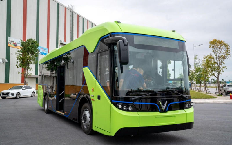 Mẫu xe buýt điện của Tập đoàn Vingroup.