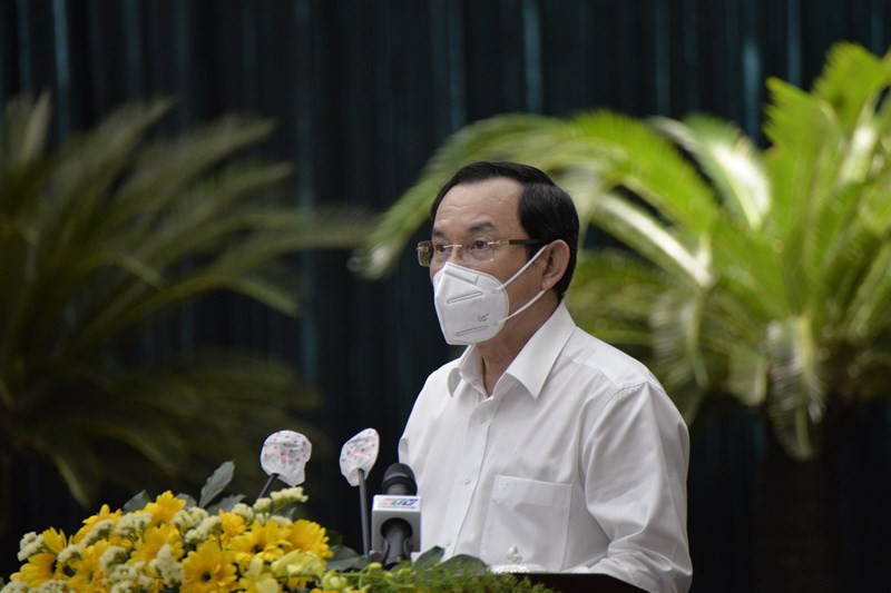 Đồng chí Bí thư Thành ủy TP Hồ Chí Minh, Nguyễn Văn Nên phát biểu khai mạc hội nghị. Hội nghị Ban Chấp hành Đảng bộ TP Hồ Chí Minh lần thứ 10, nhiệm kỳ 2020-2025 -0