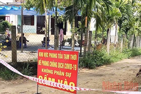 Điện Bàn thực hiện cách ly xã hội theo Chỉ thị 16 toàn thị xã. 