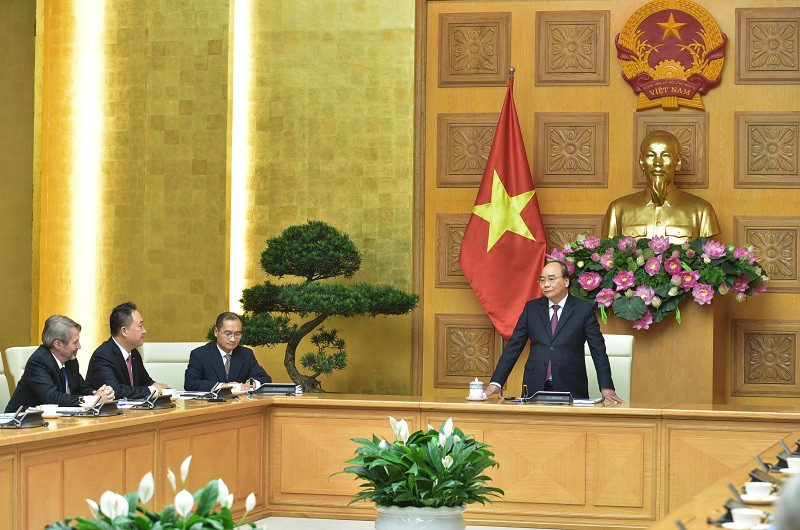 Thủ tướng Nguyễn Xuân Phúc gặp mặt đại diện các hiệp hội DN nước ngoài thuộc Liên minh Diễn đàn Doanh nghiệp Việt Nam (VBF). Thủ tướng Nguyễn Xuân Phúc tiếp Đại sứ, Trưởng Phái đoàn EU tại Việt Nam -0