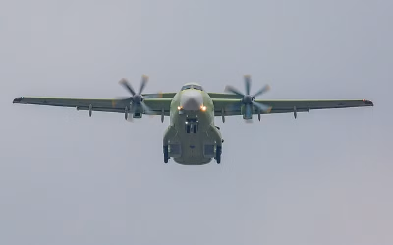 Máy bay Il-112V gặp nạn ở ngoại ô Moskva ngày 17/8 (Ảnh: TASS)