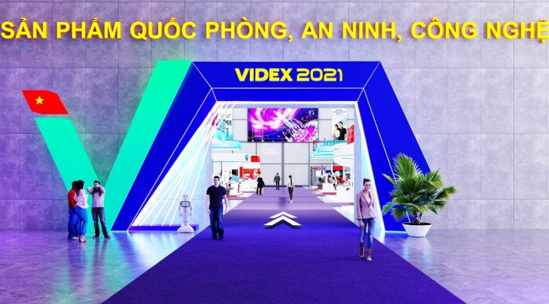 Hình ảnh tại khu trưng bày sản phẩm quốc phòng, an ninh, công nghệ. Lần đầu tiên tổ chức triển lãm Kinh Tế-Quốc phòng trên không gian mạng -0