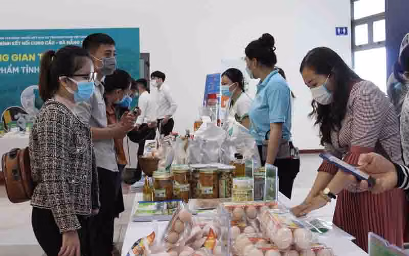 Đại biểu tham quan các gian hàng.