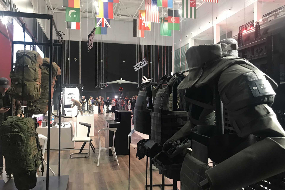 Trưng bày quân trang quân dụng tại Diễn đàn Army-2021 (Ảnh: QUẾ ANH) Nga tổ chức Diễn đàn Kỹ thuật - Quân sự quốc tế lần thứ VII -0