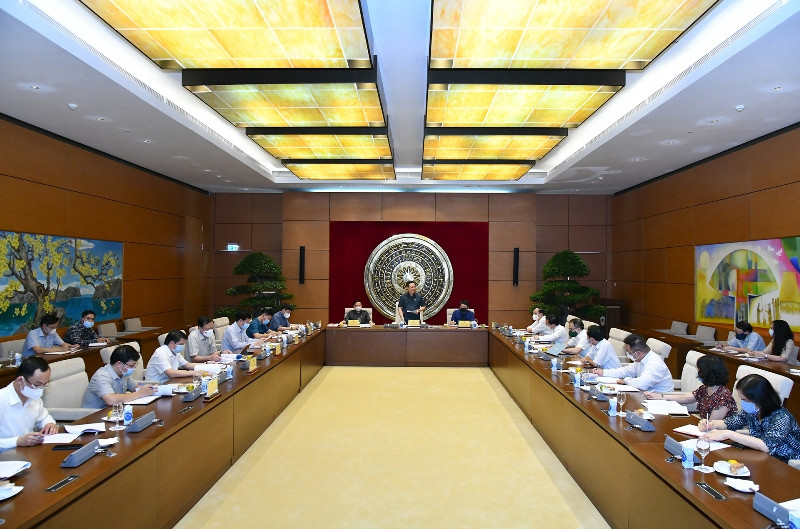 Quang cảnh buổi làm việc với Viện Nghiên cứu lập pháp. Chú trọng xây dựng hệ thống pháp luật phục vụ kiến tạo phát triển và hội nhập -0