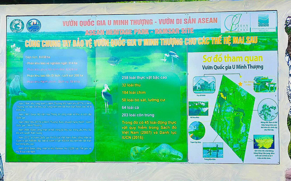 Vườn Quốc gia U Minh Thượng đã được công nhận là Vườn Di sản ASEAN. (Ảnh: MekongDeltaExplorer) Thêm 2 điểm đến hấp dẫn tại Kiên Giang mở cửa cho du khách -0