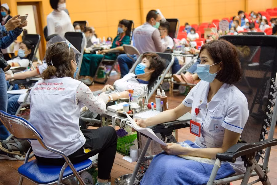 Lượng máu dự trữ không đủ cung cấp cho công tác điều trị -0