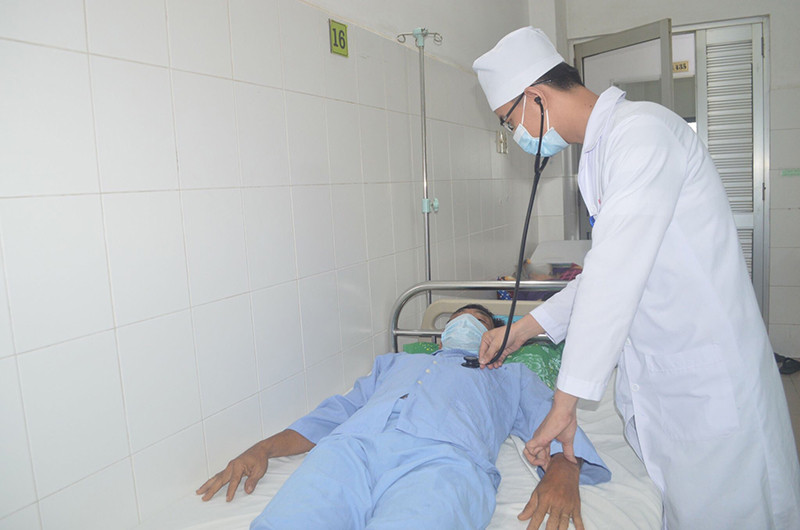 Bệnh nhân T.V.C sau khi được can thiệp đặt stent.