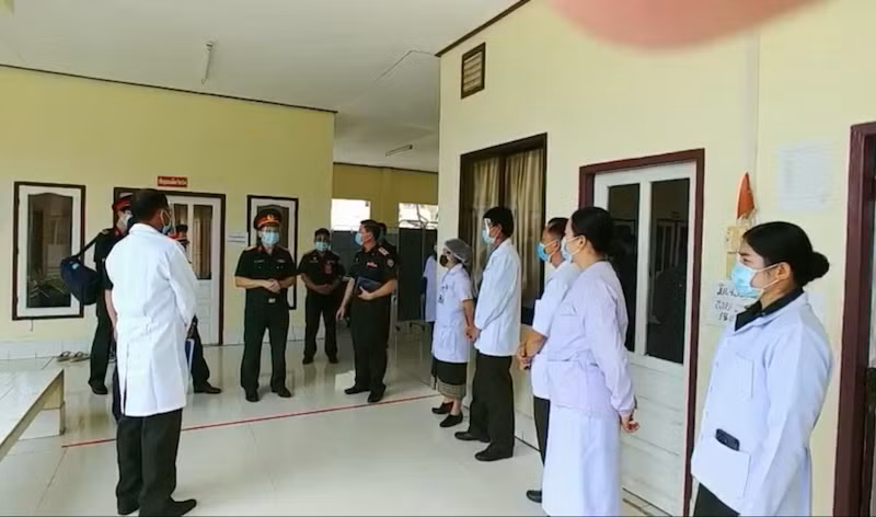 Quân y Việt Nam hỗ trợ các bệnh viện Quân đội Lào phòng chống Covid-19 -0