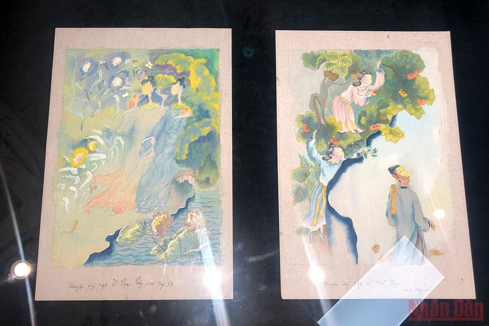Minh họa của "Truyện kỳ ngộ ở Trại Tây". Vẻ đẹp của những tác phẩm truyền kỳ -0