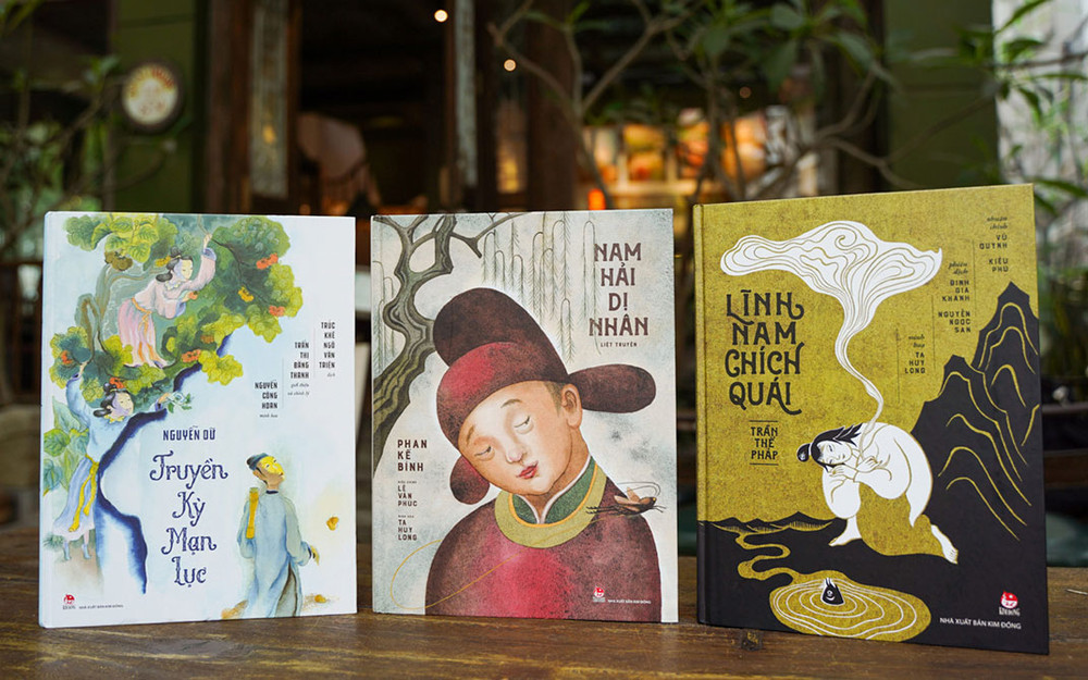 Bộ ba sách artbook truyền kỳ của NXB Kim Đồng. (Ảnh: NXB cung cấp) Vẻ đẹp của những tác phẩm truyền kỳ -0
