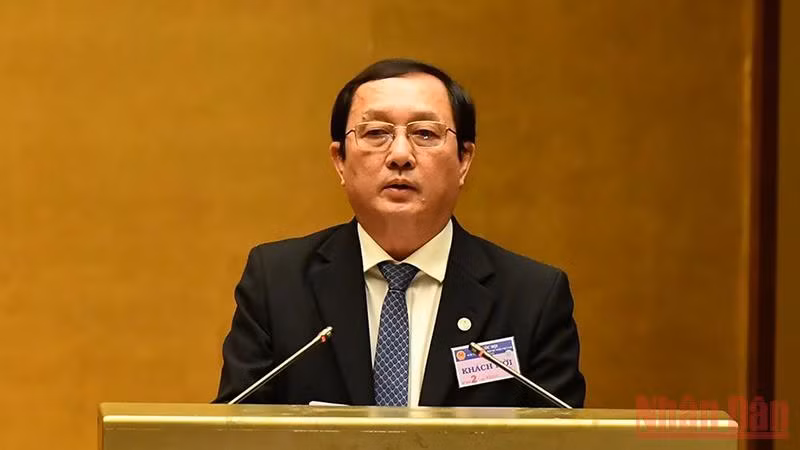 Bộ trưởng Khoa học và Công nghệ Huỳnh Thành Đạt. Ảnh: DUY LINH - THỦY NGUYÊN