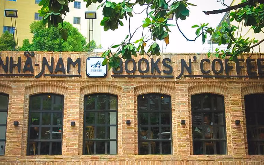 Nhã Nam Books N' Coffee Sài Gòn. Ảnh: Nhã Nam