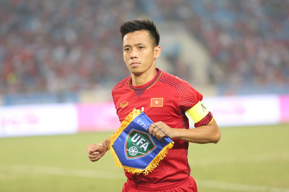 Văn Quyết trong màu áo Đội tuyển Quốc gia năm 2018. (Ảnh: MINH KHANG)