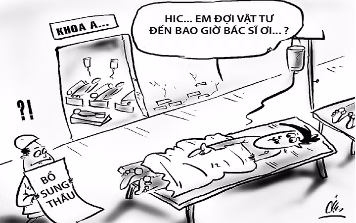 Thiếu thuốc, thiết bị y tế -1