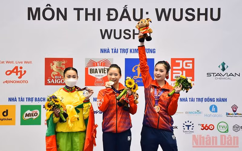 Những khoảnh khắc đẹp của wushu Việt Nam ngày 14/5