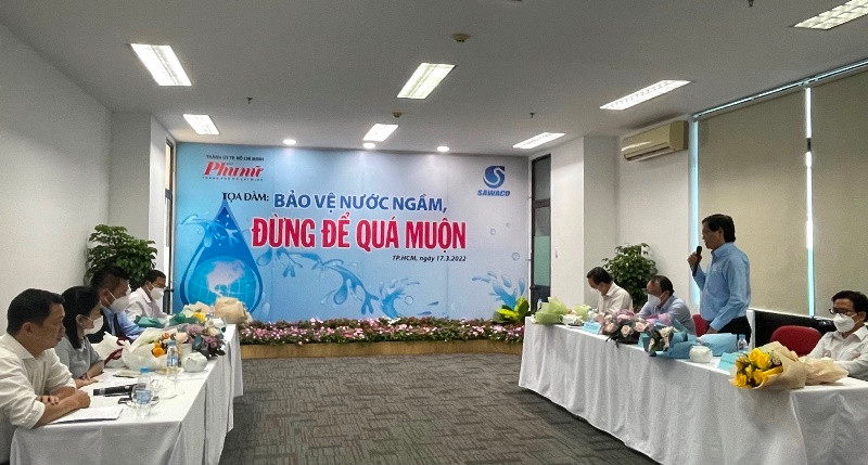 Quang cảnh Hội thảo. Hạn chế khai thác nước ngầm, bảo đảm phủ kín mạng lưới cấp nước -0