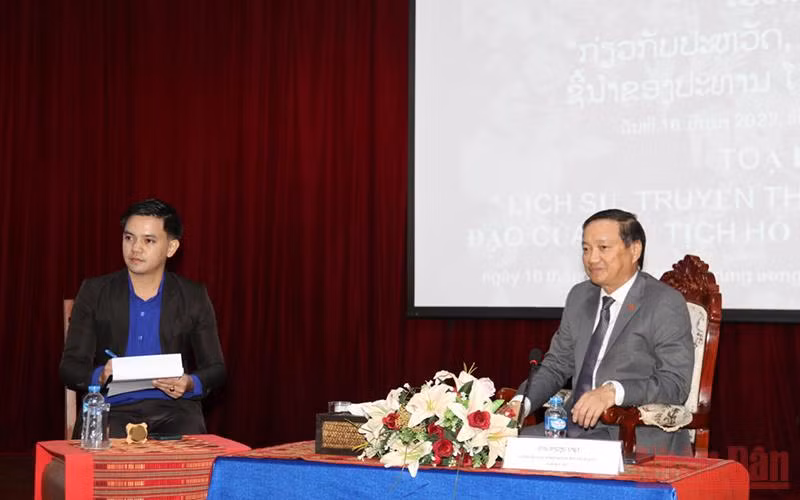 Tọa đàm về tư tưởng Chủ tịch Hồ Chí Minh tại Lào -0