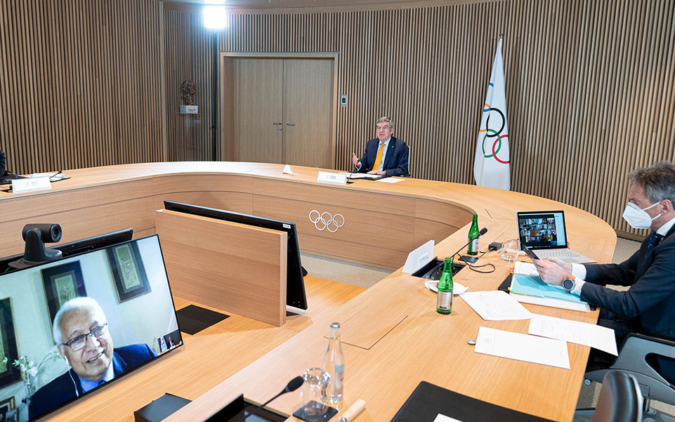 Buổi họp trực tuyến của IOC. IOC và Nhật Bản quyết tâm tổ chức Olympic trong năm 2021 -0