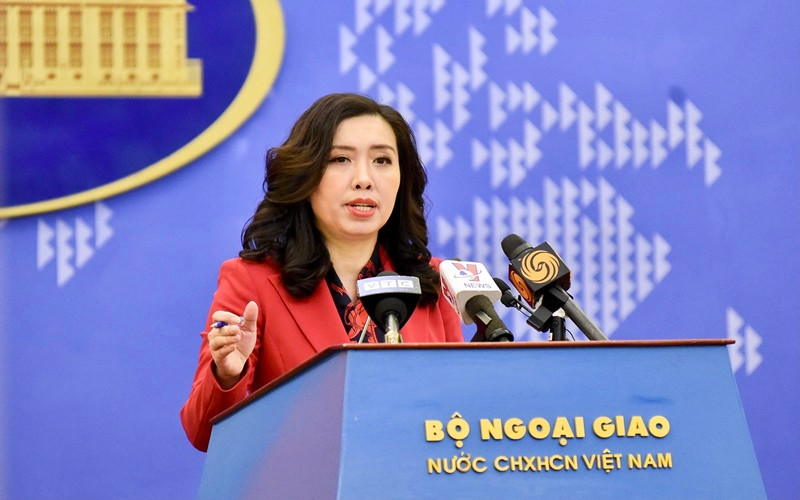 Người phát ngôn Bộ Ngoại giao Lê Thị Thu Hằng. (Ảnh: BỘ NGOẠI GIAO VIỆT NAM).