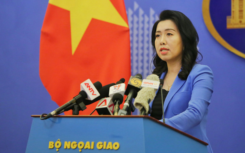 Người phát ngôn Bộ Ngoại giao Việt Nam Lê Thị Thu Hằng.