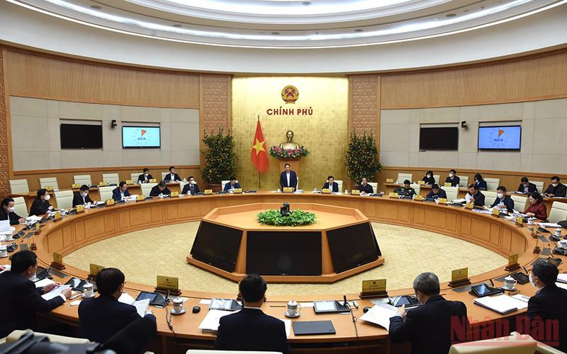 Toàn cảnh phiên họp. (Ảnh: TRẦN HẢI) Đầu tư xứng tầm đột phá chiến lược, đưa thể chế pháp luật đi vào cuộc sống -0